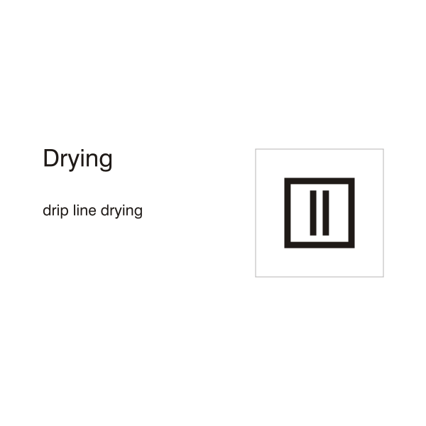 SVG CARE SYMBOLS DRYING DRIPLINE DRYING