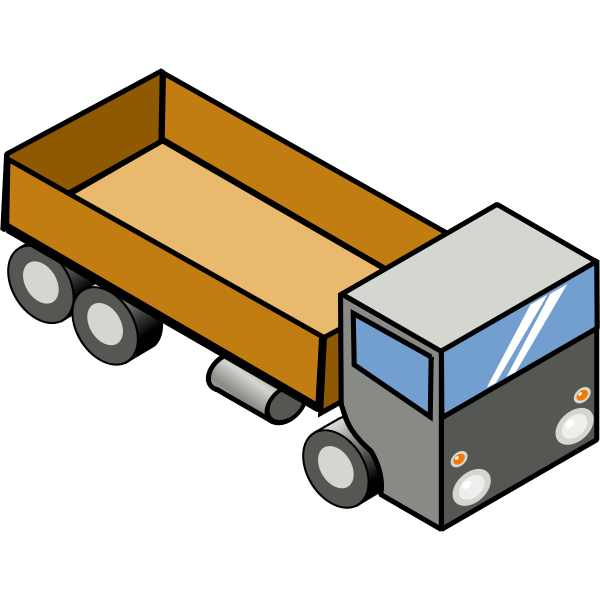 SVG Cargo truck vector graphics