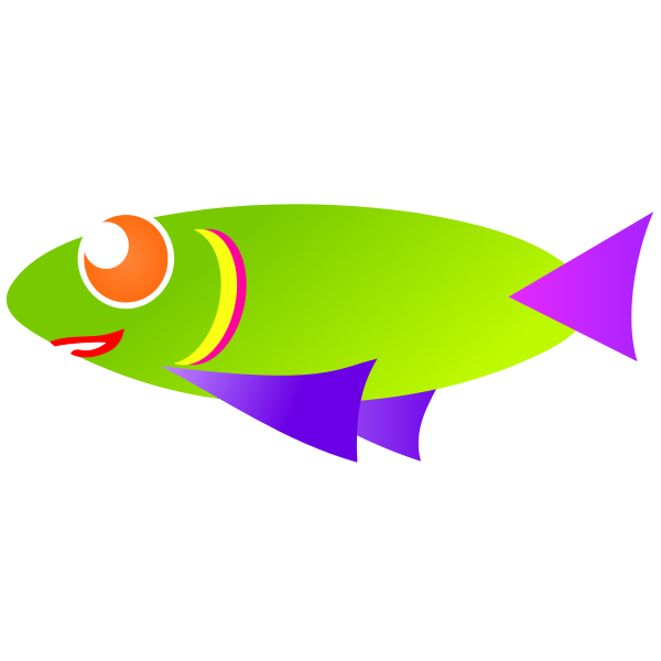 SVG Caribbean fish vector image