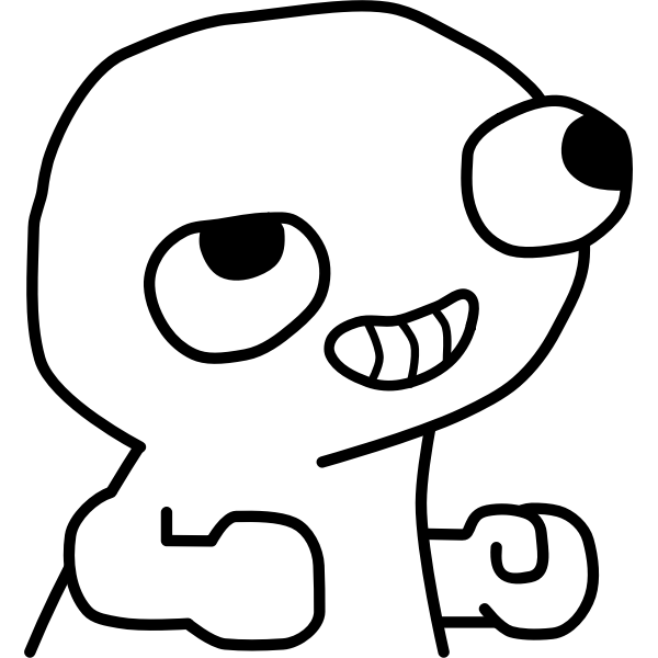 SVG Caricature cartoon character