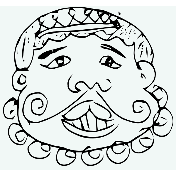 SVG Caricature drawing