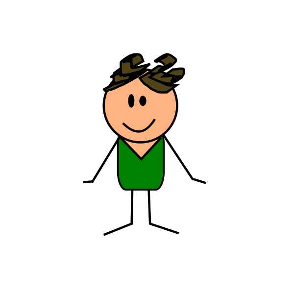 SVG Caricature image of a man