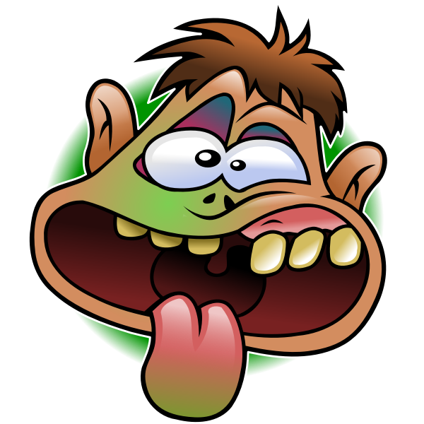 SVG Caricature of a kid