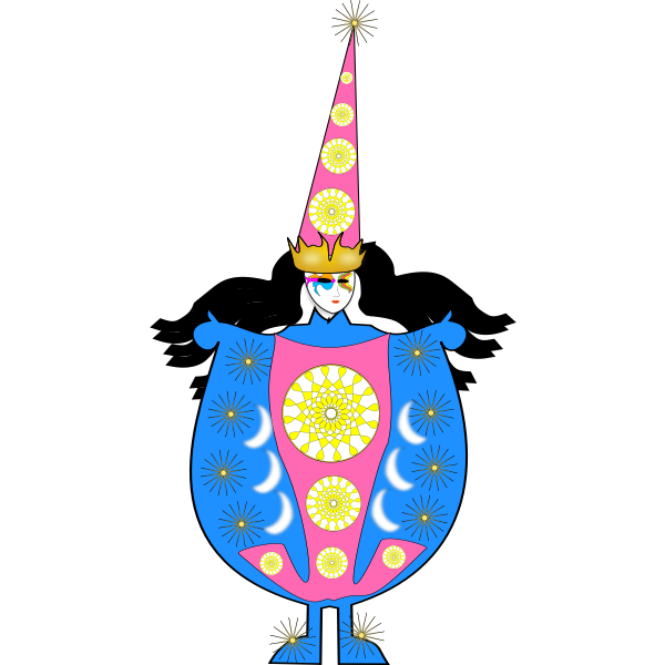 SVG Carnival clown
