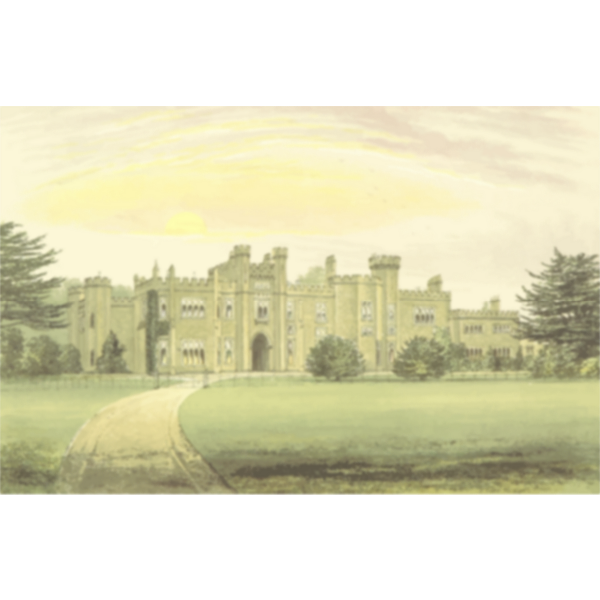 SVG Carnstone Palace vector illustration