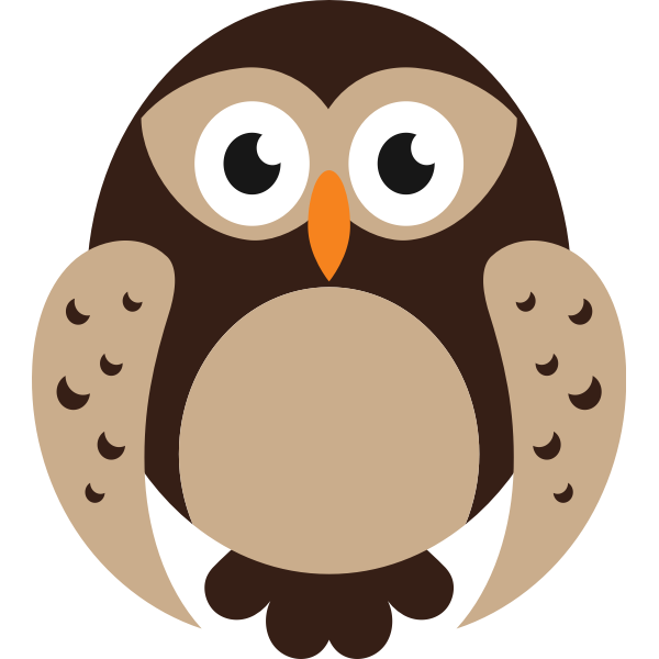 SVG Caroon owl