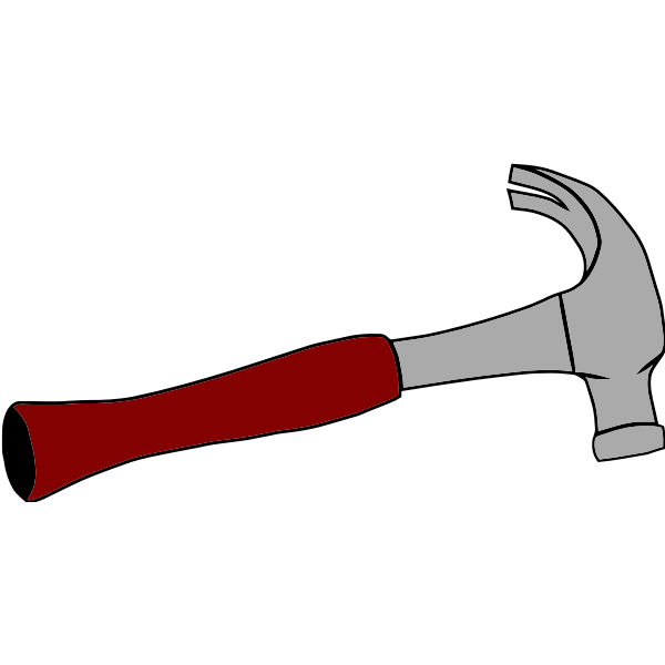 SVG Carpenter hammer vector image