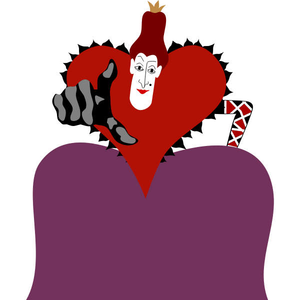 SVG Carroll039s Red Queen