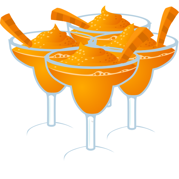 SVG Carrot Margarita cockails vector clip art