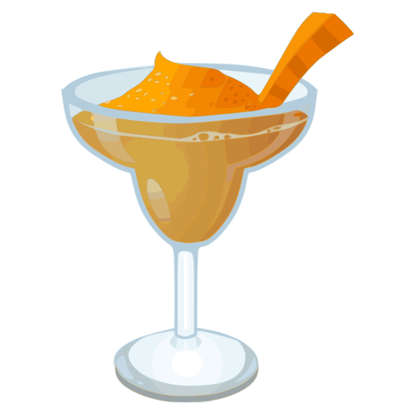 SVG Carrot Margarita cocktail vector graphics