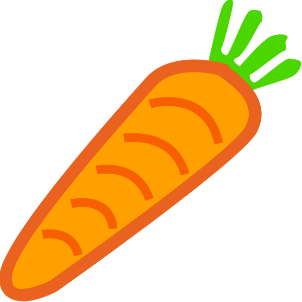 SVG Carrot vector drawing