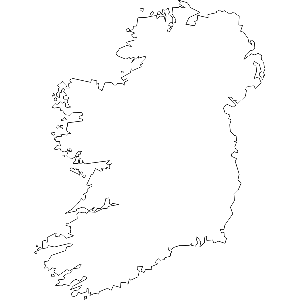 SVG Cartina Irlanda