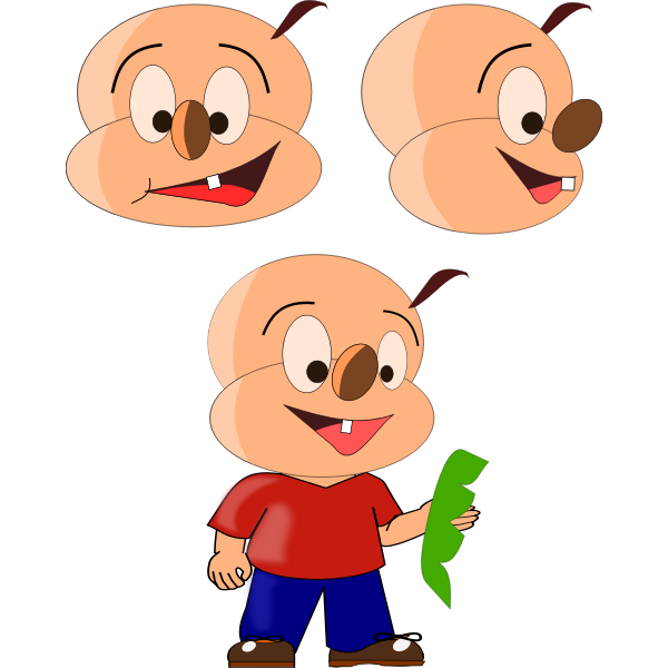 SVG cartoon