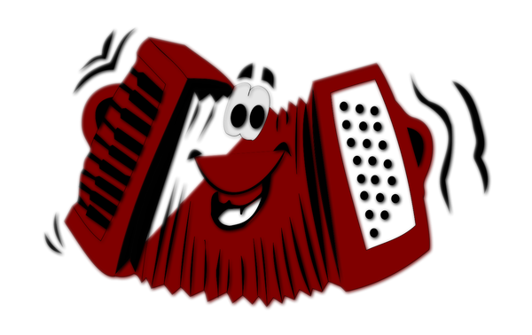 SVG Cartoon accordion