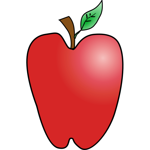 SVG Cartoon apple
