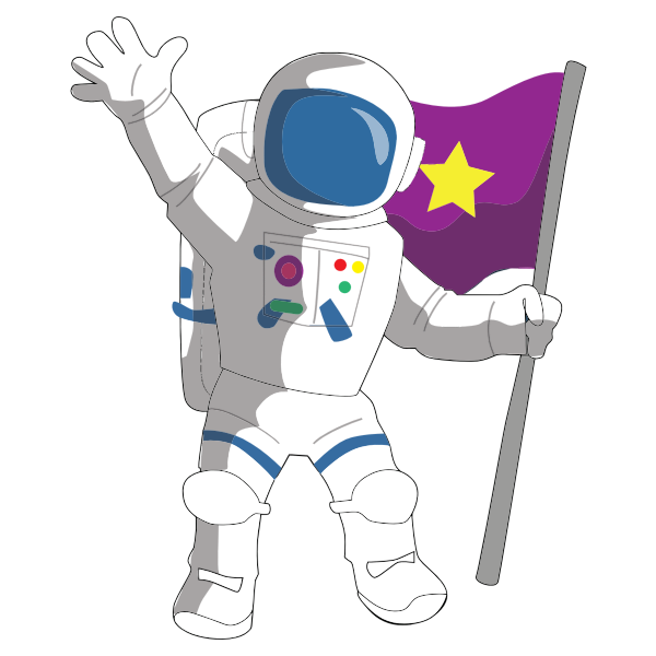 SVG Cartoon Astronaut-1573988783