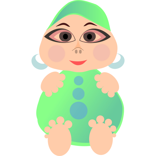 SVG Cartoon baby