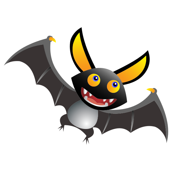 SVG Cartoon Bat