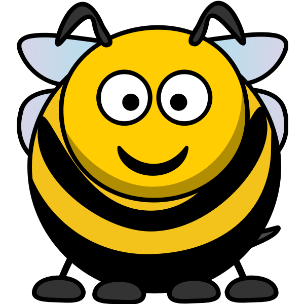 SVG Cartoon Bee