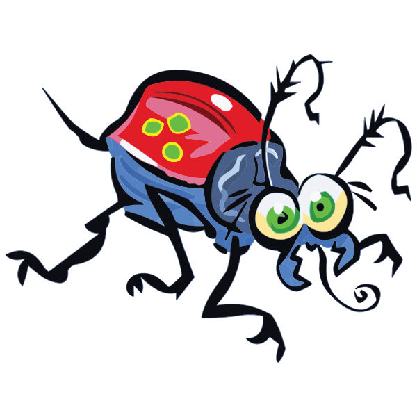 SVG Cartoon Beetle