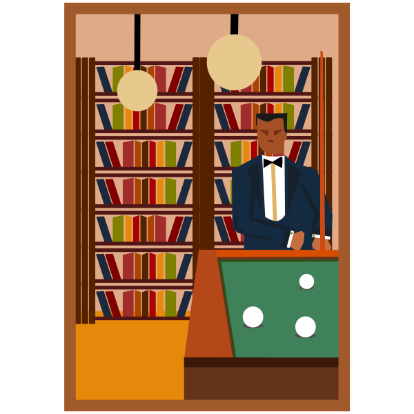 SVG Cartoon billiards
