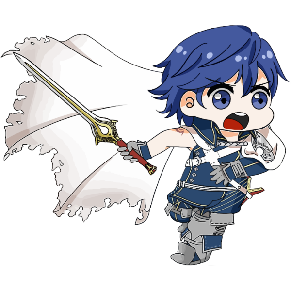 SVG Cartoon Boy wielding Sword