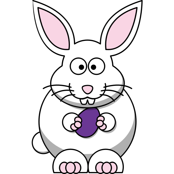 SVG Cartoon bunny vector image