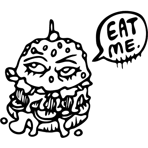 SVG Cartoon burger