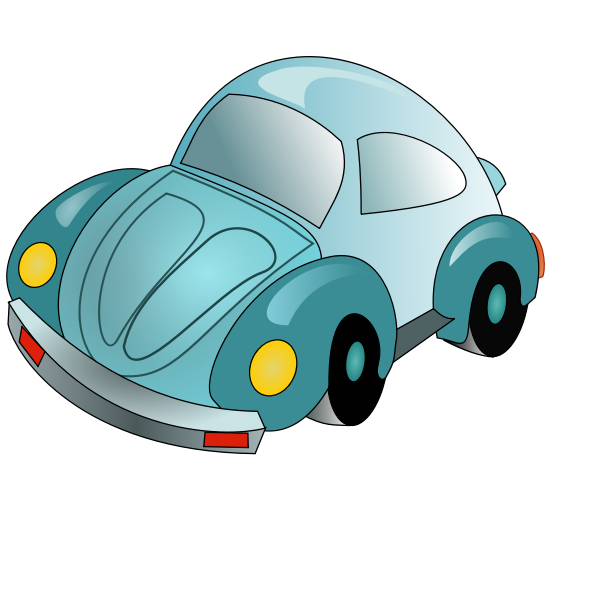 SVG Cartoon car vector