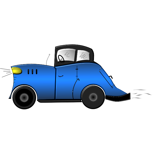 SVG Cartoon car vector graphics
