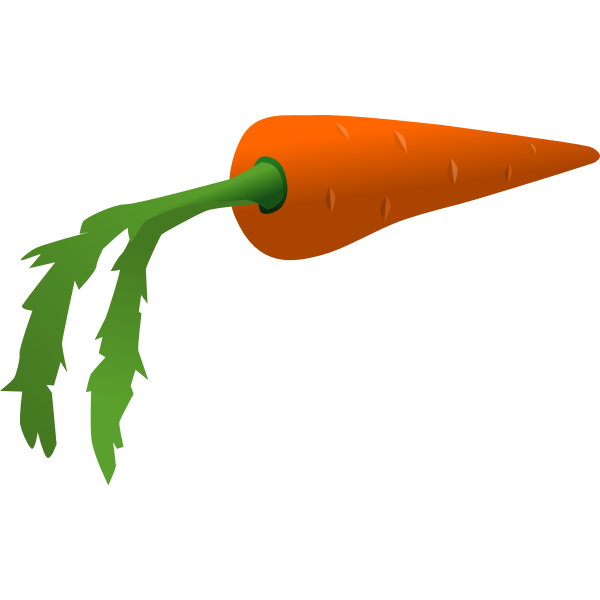 SVG Cartoon carrot