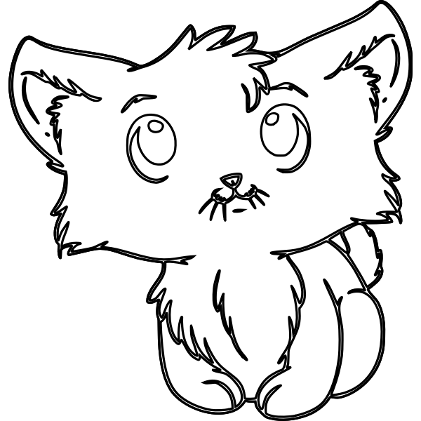 SVG Cartoon cat