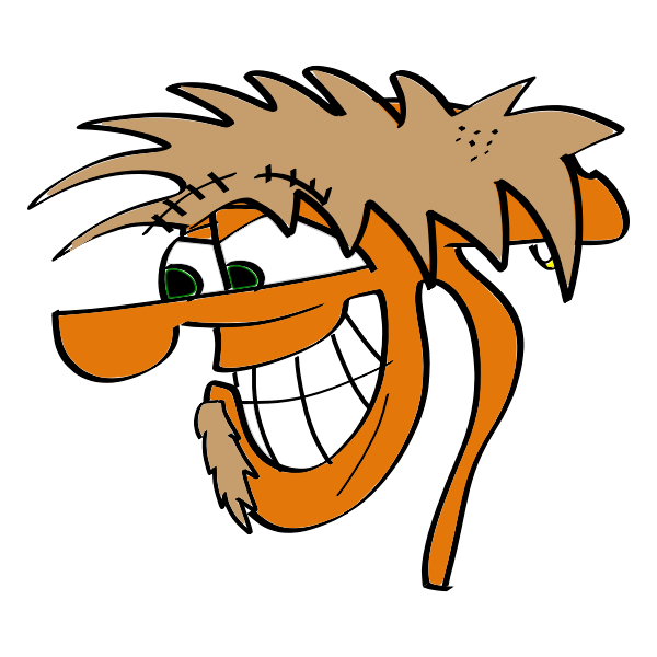 SVG Cartoon character vector image