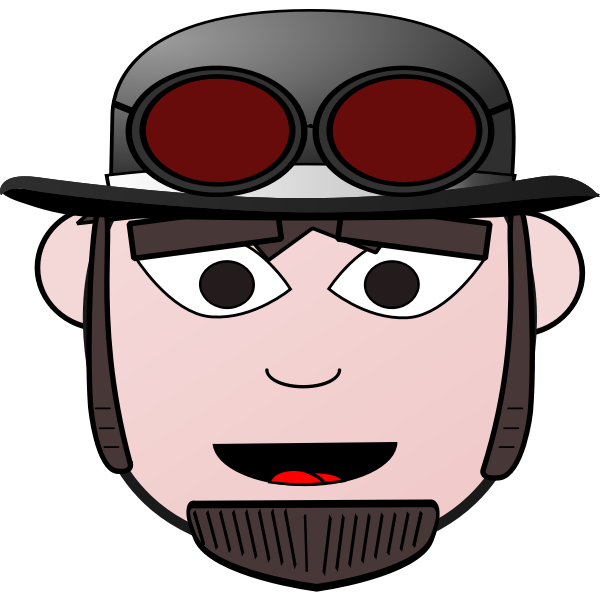 SVG Cartoon character with hat
