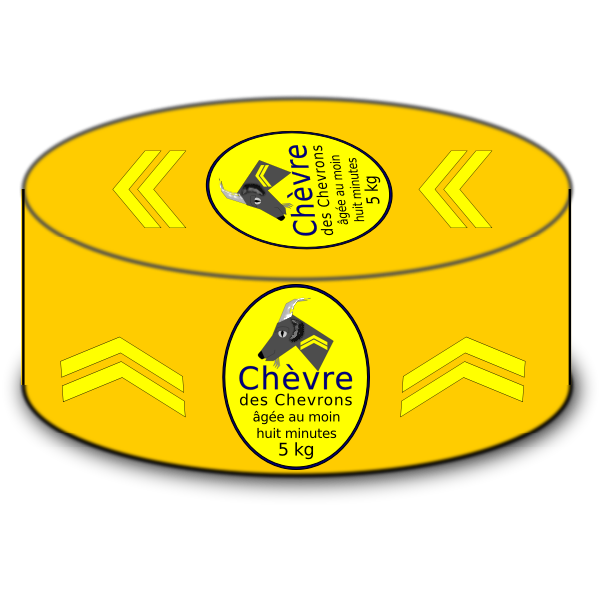SVG Cartoon cheese wheel