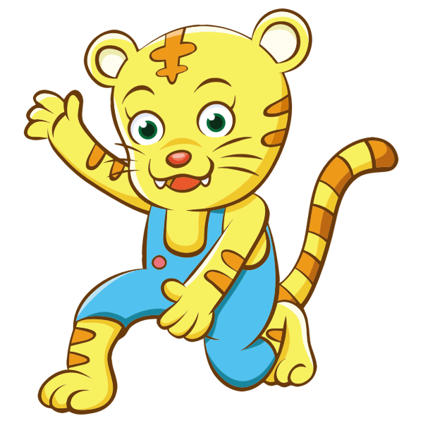 SVG Cartoon Cheetah