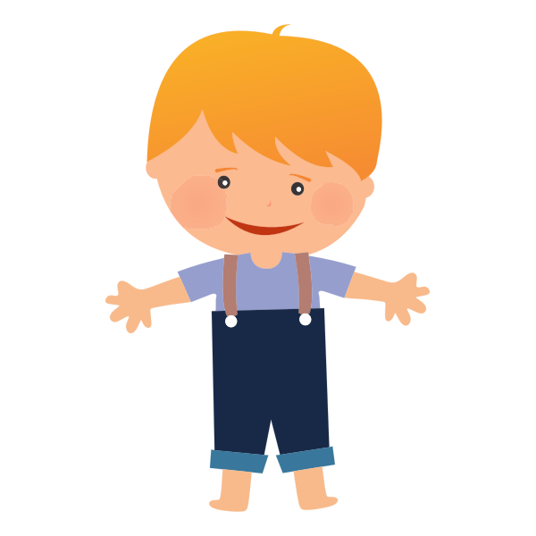 SVG Cartoon child