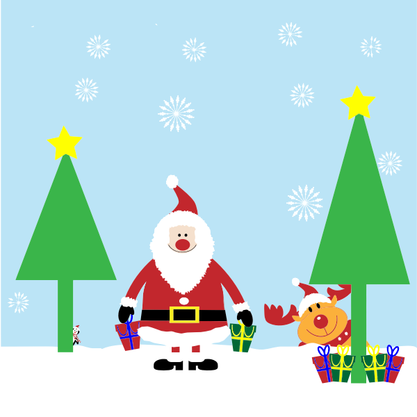 SVG Cartoon Christmans