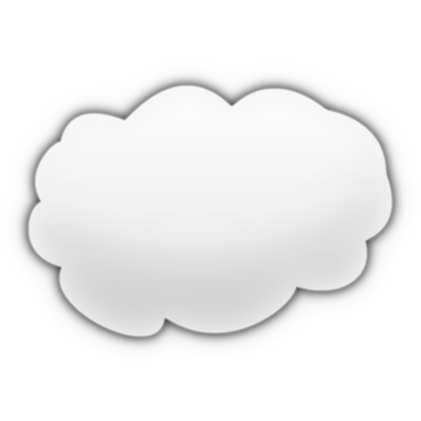 SVG Cartoon Cloud