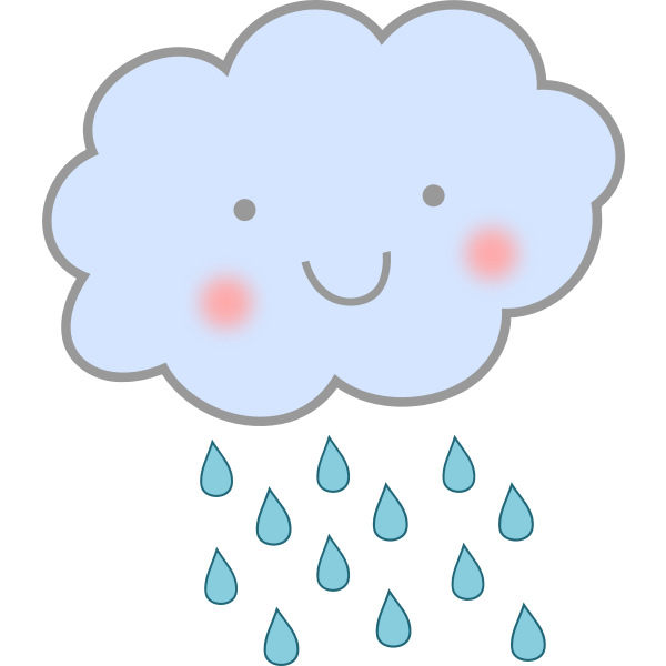 SVG Cartoon cloud image