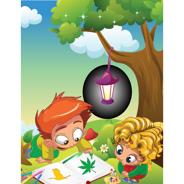 SVG Cartoon colouring