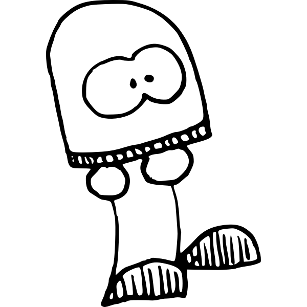 SVG Cartoon creature