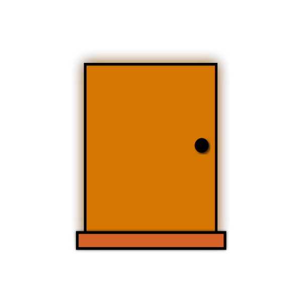 SVG Cartoon door