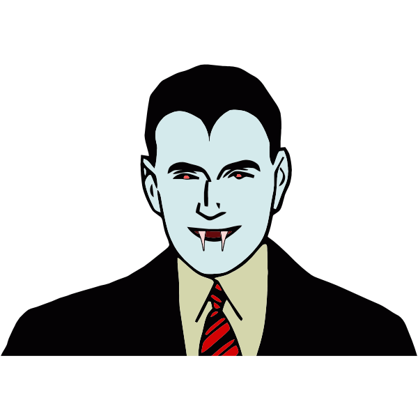 SVG Cartoon Dracula