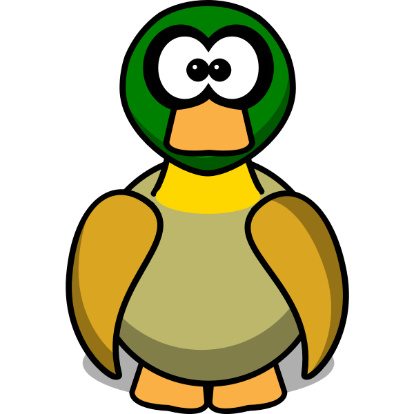 SVG Cartoon Duck