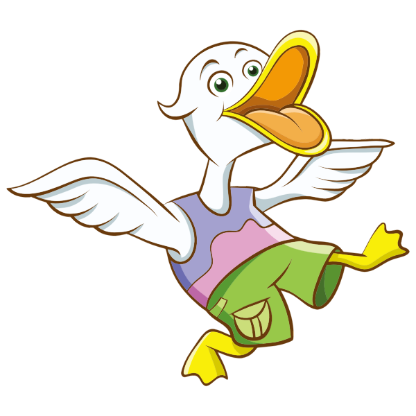 SVG Cartoon Duck-1574955928