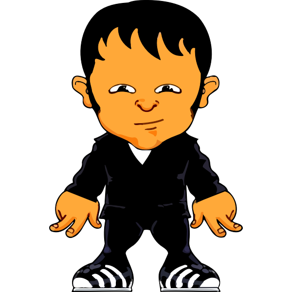 SVG Cartoon dude