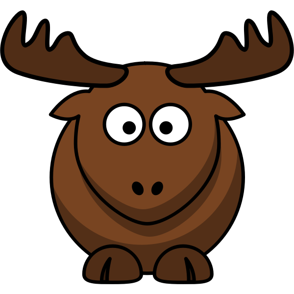 SVG Cartoon elk