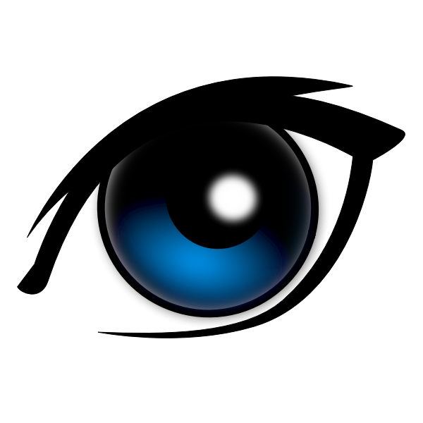 SVG cartoon eye