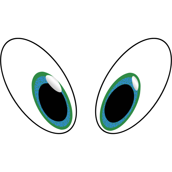 SVG Cartoon Eyes